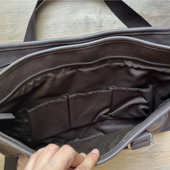 Coach 70662 Brown Leather Embassy Business Travel Portfolio Briefcase Bag - Picture 15 of 15